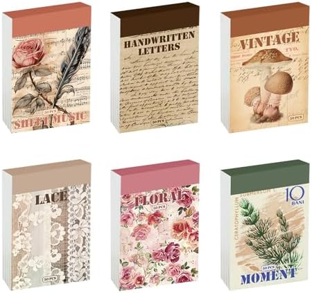 300 Pcs Vintage Washi Stickers Book by JUNKJWBZ%7CPeelStickInspir