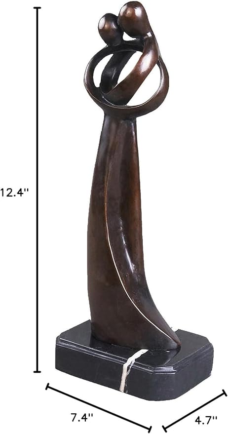 Toperkin Abstract Sculptures Home Decor Lover Statues Bronze BSE-002