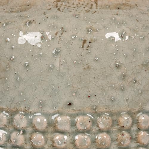 Creative Co-Op Round Terra-Cotta Hobnail Planter Vase with Heavily Distressed Finish, Grey - Image 5