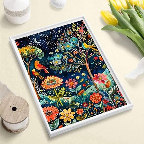 Diamond Art Kits for Adults, Night Garden Diamond Painting Kits for Adults - Image 2