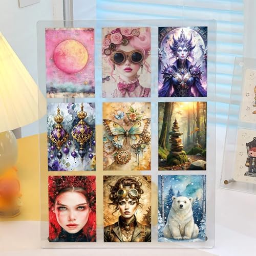 Bomichi Washi Stickers, 6 Sets 300 Pcs Aesthetic Sticker Book for DIY Journaling, Journaling Supplies for Bullet Journal Art Diary Card Craft Gifts Planner Notebook - Image 6