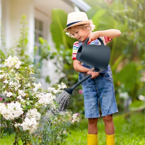 ZXJ Watering Can - for Indoor and Outdoor Home Garden Plants- Grey - 1/2 Gallon - Image 5
