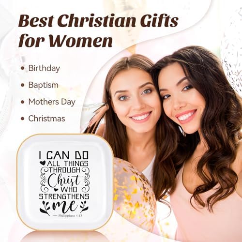 Christian Gifts for Women Bible Verse Jewelry Dish, Religious Gift for Her - Image 7