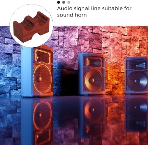 BESPORTBLE Wood Cable Organizer for Audio Speaker Signal Cables Minimalist - Image 4