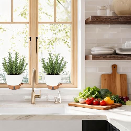 5-Pack 10/9/8/7/6.5Inch Self Watering Pots for Inoor Plants Plastic Planter - Image 6