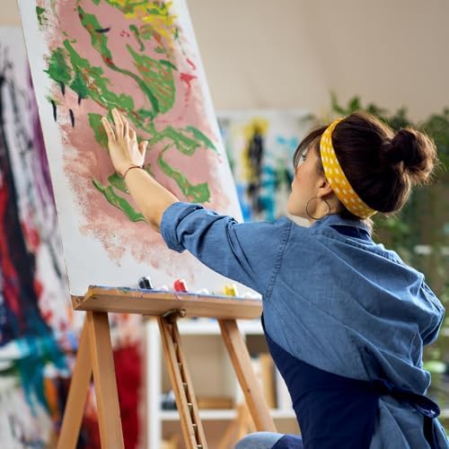 ESRICH Canvas for Painting 18x24 Inch, 6 Pack Canvas Boards for Painting Cotton Primed Acid Free Large Blank Canvases, Canvas Panels for Oil Paint, Watercolor, Acrylic Paint, Gouache and Tempera. - Image 5