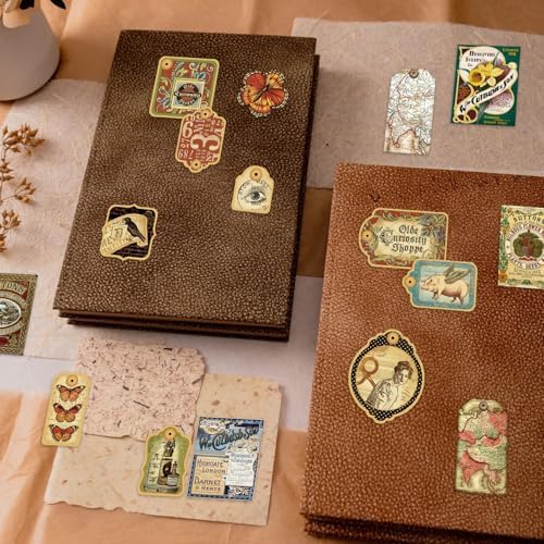 PRSTINCOL 116Pcs Vintage Stickers - Junk Journal Supplies - Waterproof Cute Aesthetic Stickers for Adults, Water Bottles, Planners - Durable Sticker Pack - Image 2