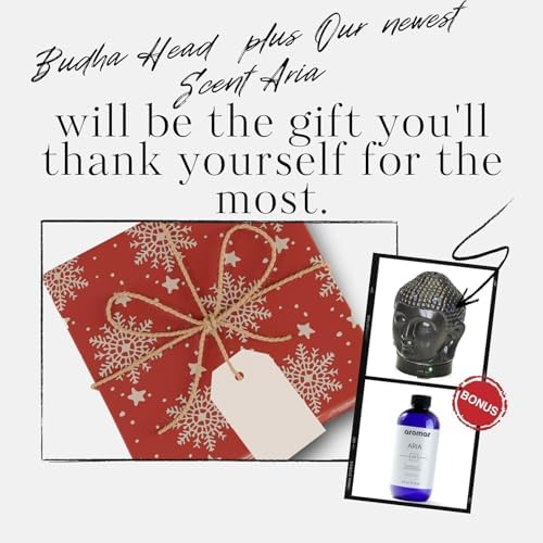 Aromar Buddha Ceramic Diffuser, Black - Image 3