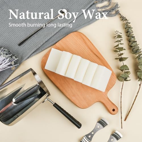 SAEUYVB Candle Making Kit,DIY Starter Soy Candle Making Supplies/Kit - Image 4