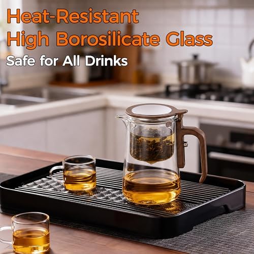 Enchanted Tea Pot with Tea Infuser, Loose Leaf Tea Steeper, 27.4oz - Image 4