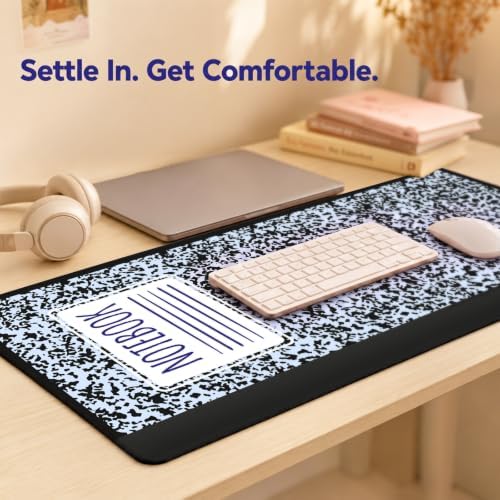 Notebook Mouse Pad, 35.4x15.7in, Large Desk Mat for Office Gaming - Image 2