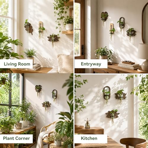 Artilady Plant Propagation Station Wall Hanging, Planter Terrariums Tube - Image 2