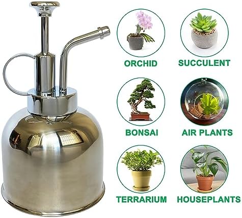 Stainless Steel Plant Sprayer, Small Watering Can for Indoor Potted Plants - Image 6
