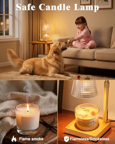 Hong-in Candle Warmer Lamp with Timer, House Warming Gifts New Home Decor - Image 4