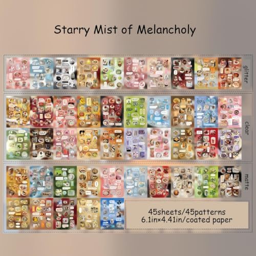 Japanese Sticker Books for Scrapbooking, Journal Stickers for Journaling - Image 2