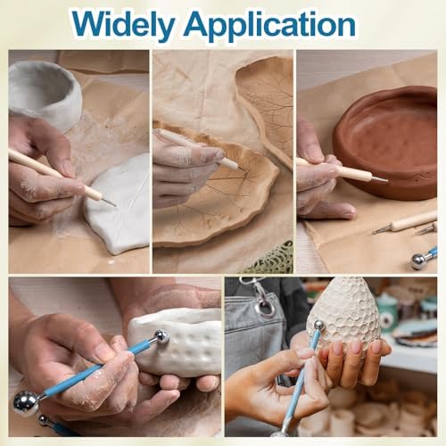 Amrules 10Pcs Double-Ended Stainless Steel Dotting Tools with Multiple Size - Image 7