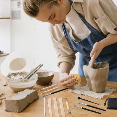 Air Dry Clay Kit 2.2 LBs Modeling Clay with 25pcs Pottery Sculpting Tools - Image 6