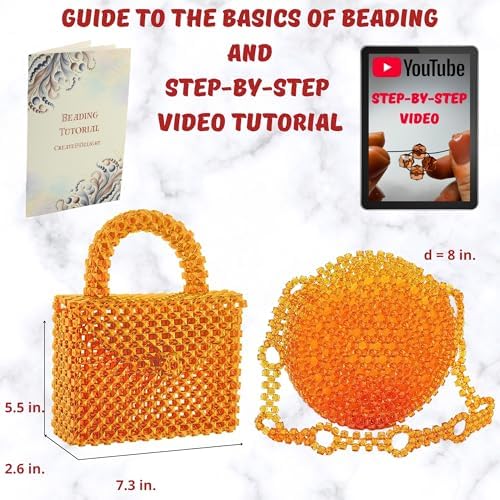 DIY Bead Kit for Adults: Craft Supplies for Weaving Beaded Cute Things - Image 4