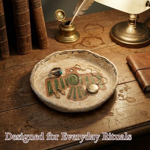 Spiral Figure Jewelry Dish – Handmade Symbolic Trinket Tray Inspired by Wisdom & Self Discovery (Spiral Figure) - Image 6
