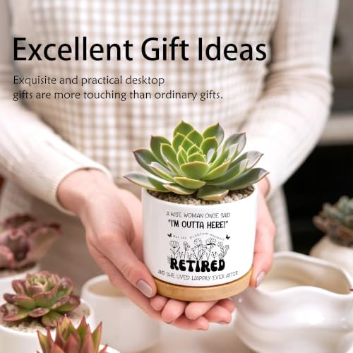 Retirement Gifts for Women Planter Pots - Image 4