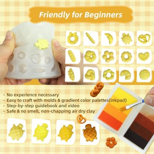 iLAND Crafts for Teens 14-16 Adults Bakery DIY Clay Art Kit, Birthday Gifts - Image 3