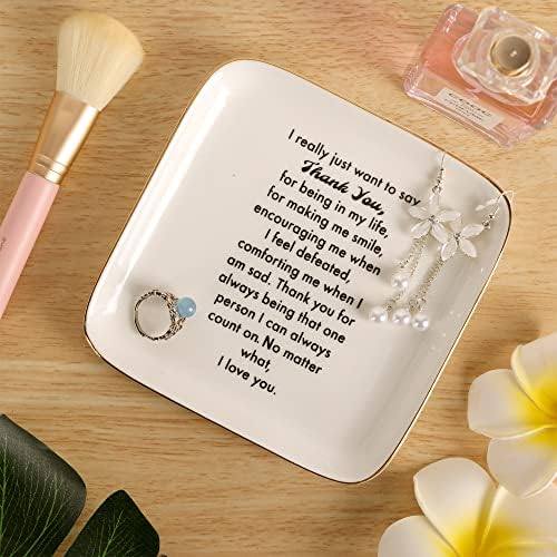 Thank You Gifts for Women Birthday & Christmas, Ceramic Jewelry Dish - Image 5