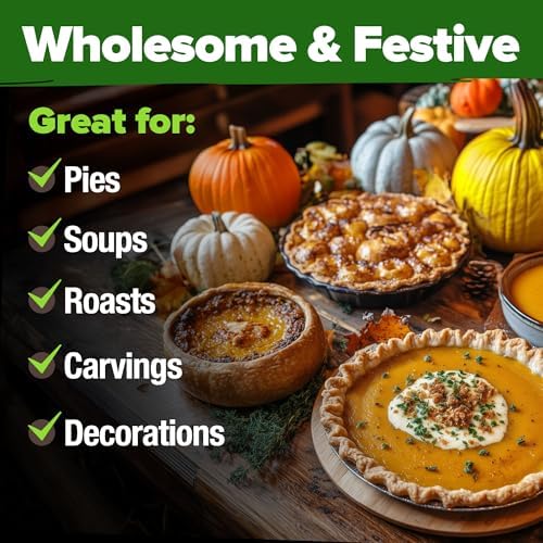 HOME GROWN Pumpkin Mix Seeds, 5 Variety, 40+ Seeds, Cucurbita Pepo - Image 7