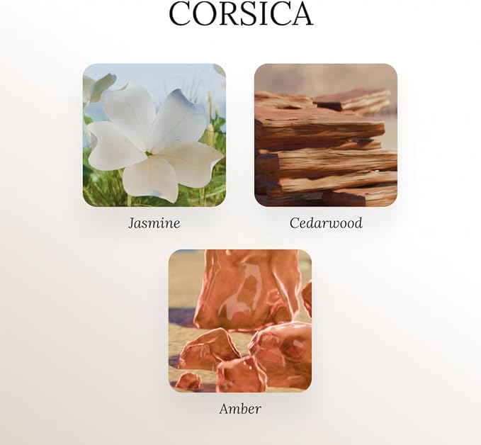 A U R A - Corsica Fragrance Oil for Waterless Scent Diffuser - Inspired by M.F.K Baccarat Rouge | 1.7 fl oz / 50 ml Essential Oil Blend for Aromatherapy & Hotel Collection Diffuser