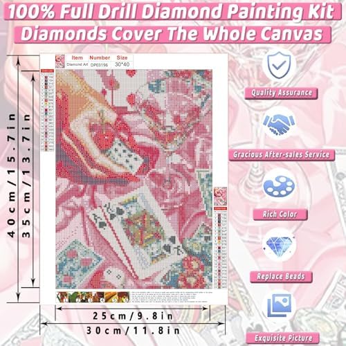Square Diamond Art Kits for Adults Cute Diamond Painting Kit for Beginner - Image 4