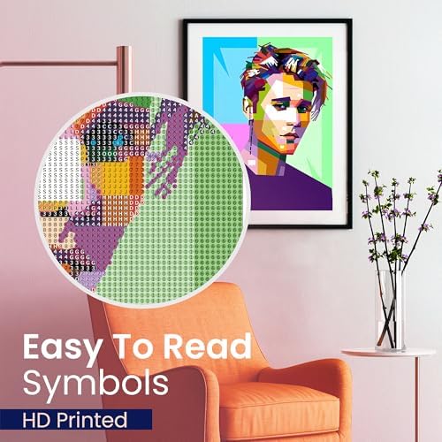 Justin Bieber 5D Diamond Art Painting Kit for Adults Full Round Drill 12x16 - Image 6
