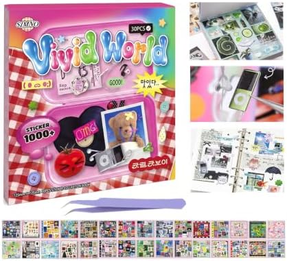 Dreamcore Japanese Sticker Book for Journaling Supplies,Stickers for DIY by Kesari