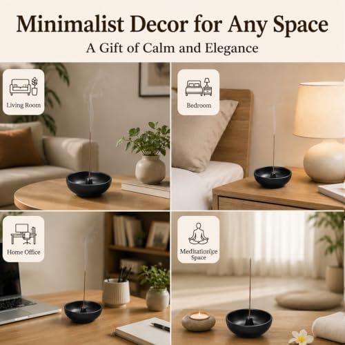 Compatible with Murphy's Incense Sticks Base, 3.15 in Ash Catcher Bowl - Image 7