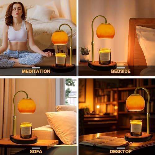 Candle Warmer Lamp with Timer 2H/4H/8H, Adjustable Height, Sunset - Image 4