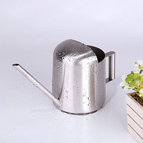 Mini Watering Can, 10oz/300ml Stainless Steel Long Spout Small Watering Can for Indoor Plants Succulents, Herbs (Silver) - Image 4