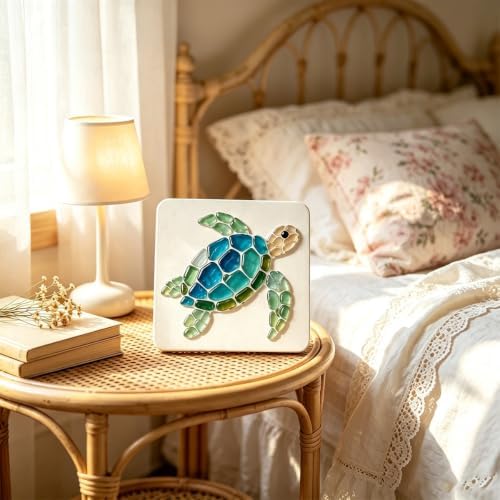 Garden Flowerpot Mosaic Art Kit Floral,Mosaic Art Kits for Adults，Style B - Image 2