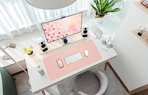 AFIING Cork Desk Mat, Rose Pink, 31.5" x 17", Desk Pad Protector - Image 6