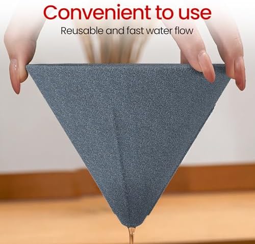 Reusable Drip Ceramic Coffee Filter With Premium Bamboo Tray, High Temperature Resistant, No Paper Pour Over Coffee Makers, Large Capacity for Home-Office-Travel Coffee Brewing - Image 4