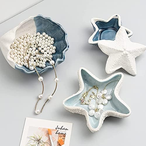 Starfish Ceramic Jewelry Dish Tray, Ring Holder and Trinket Tray for Rings - Image 5