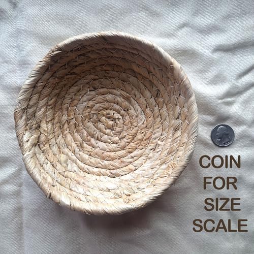 Small Woven Basket Set of 3, Mini Catchall Baskets for Keys & Decor - Image 5
