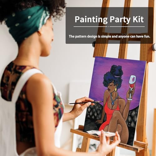 8 Pack Pre Drawn Canvas for Painting for Adults Sip and Paint Party Supplies Painting Kit 8x10 Stretched Outline Canvas Paint Party Favor for Artist Beginners - Image 3