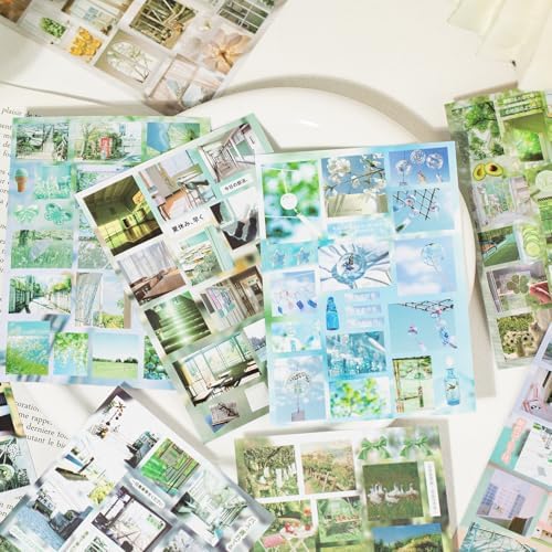 Japanese Sticker Book for Journaling Supplies,g,Dreamcore Scrapbook Sticker - Image 3