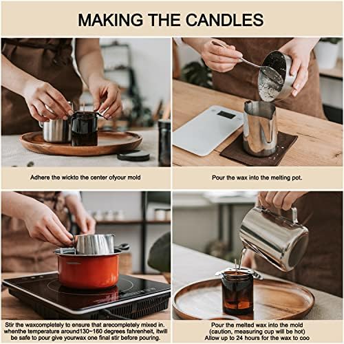 Candle Making Soy Wax-2 lb Bag（32oz）-Pure Nature DIY Soy Wax Flakes - Image 4