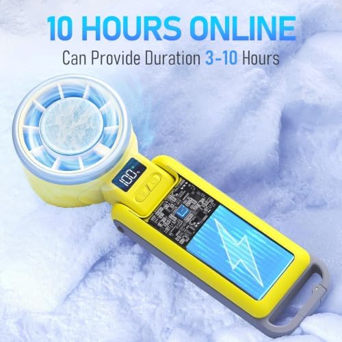 PlayHot Portable Handheld Cooling Fan, Travel Essentials, Gifts for Women - Image 5