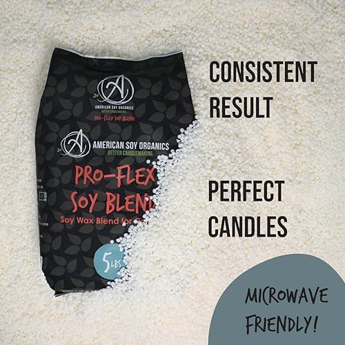 American Soy Organics Pro-Flex Soy Blend Wax Beads for Candles, 10 lbs - Image 4