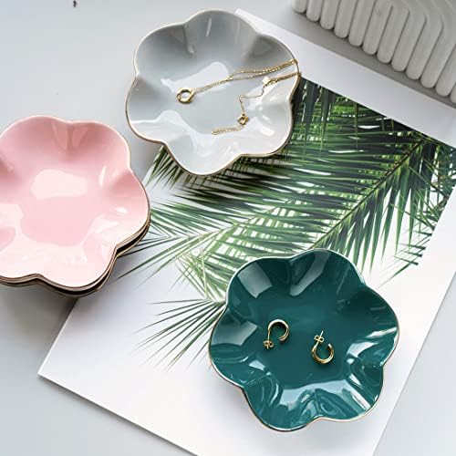 HANKOR Jewelry Dish Tray, Ceramic, 4.7 inch, Green - Image 4