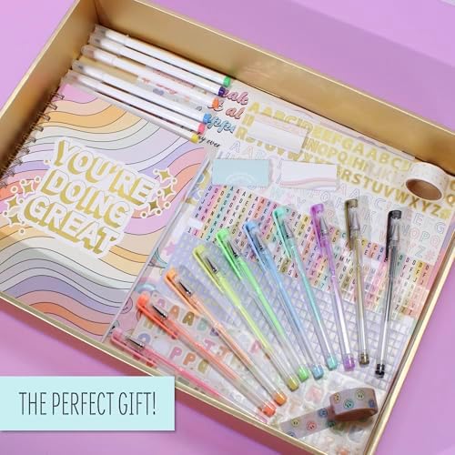 STMT Positivity Journaling Set, Includes Over 1500 Supplies, Self Care, Guided, Daily Journal, Great Gifts - Image 3