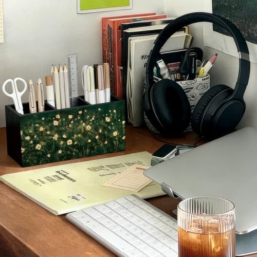 Moody Floral Pen Pencil Holder for Office Desk Accessories Decor - Image 3