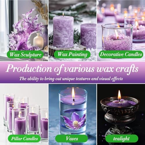 Sukh 15oz Sand Candles with Wicks - Colored Candle Sand Refillable Wax - Image 4