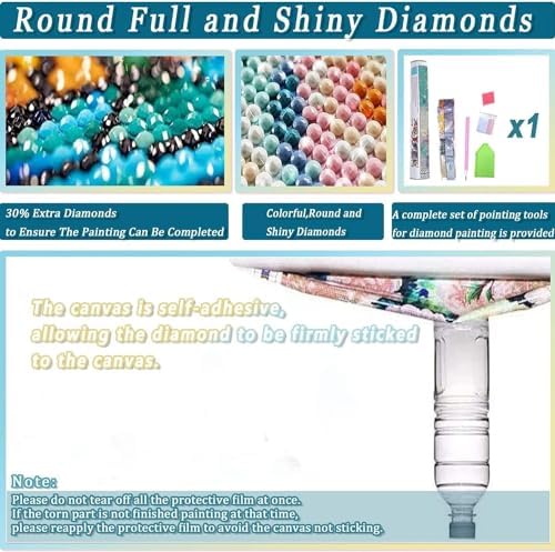 4 Pack Pink Diamond Art Kits for Adults Diamond Painting Kit for Beginner - Image 5