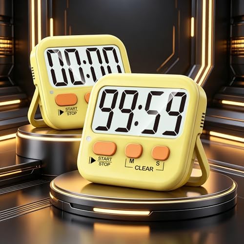 Antonki 2 Pack Digital Timer for Kids Classroom Kitchen Timers for Cooking - Image 2